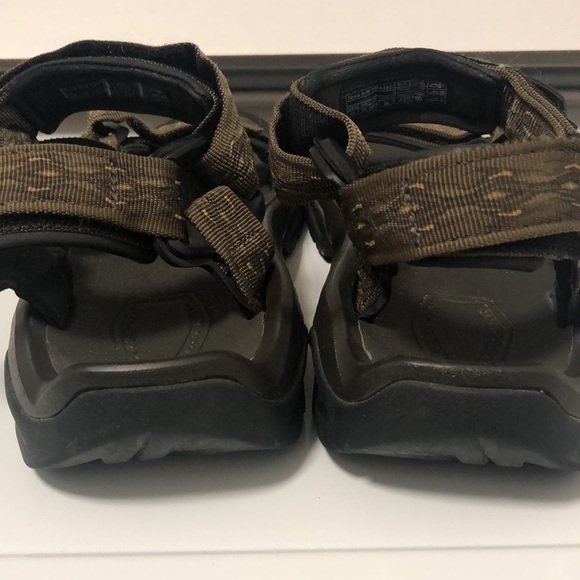 Teva brown sports sandals with Velcro fasteners unisex and very comfortable - Picture 5 of 11